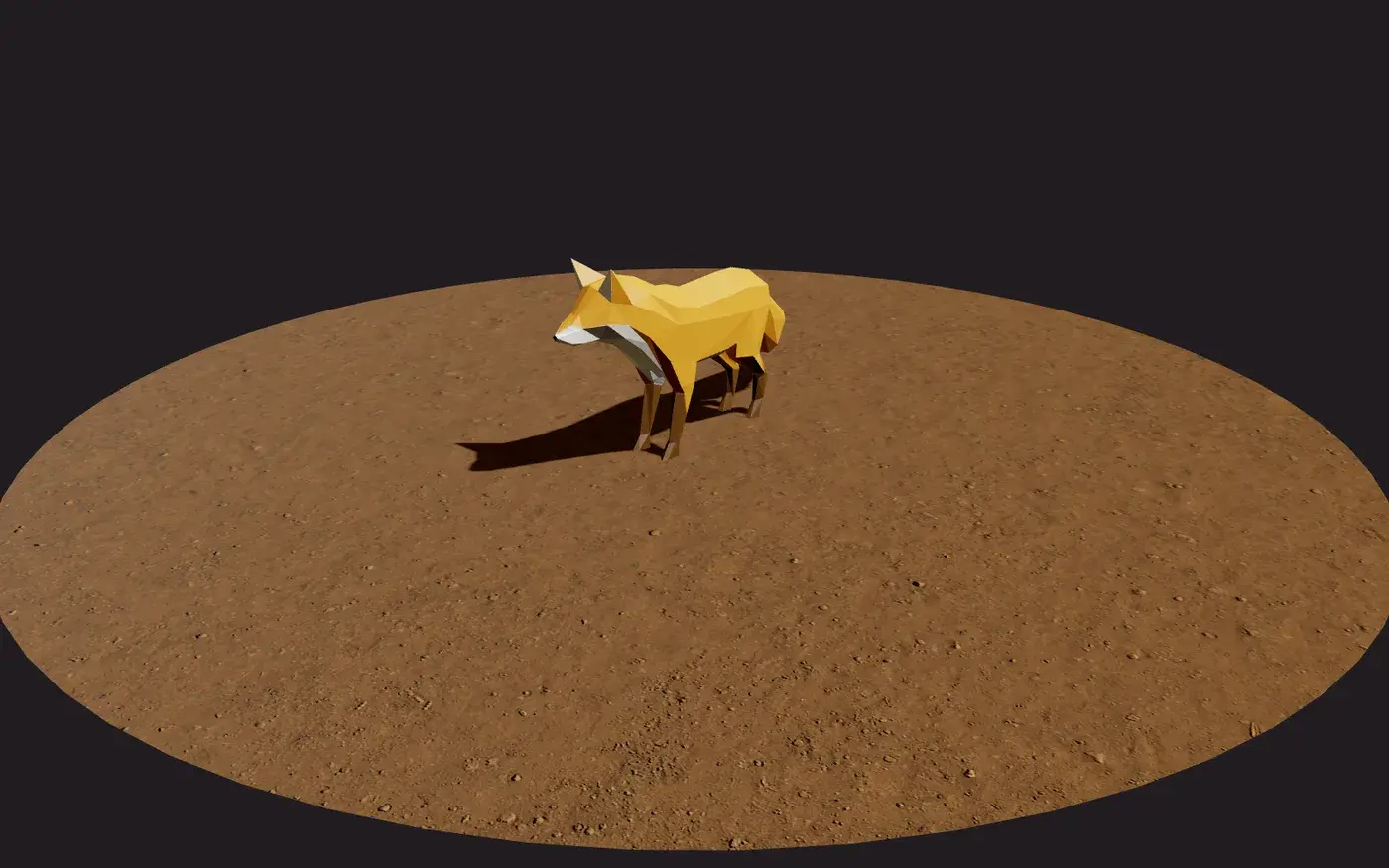Screenshot of Low-Poly Fox