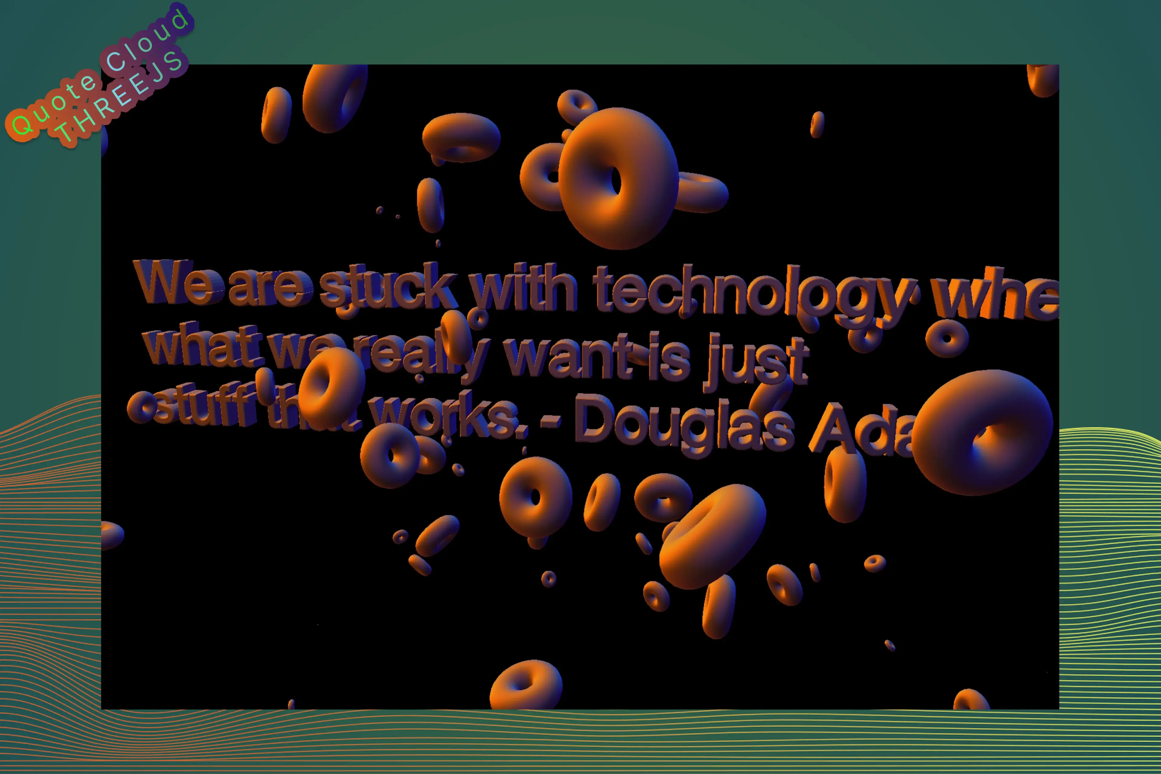 Screenshot of Quote Cloud